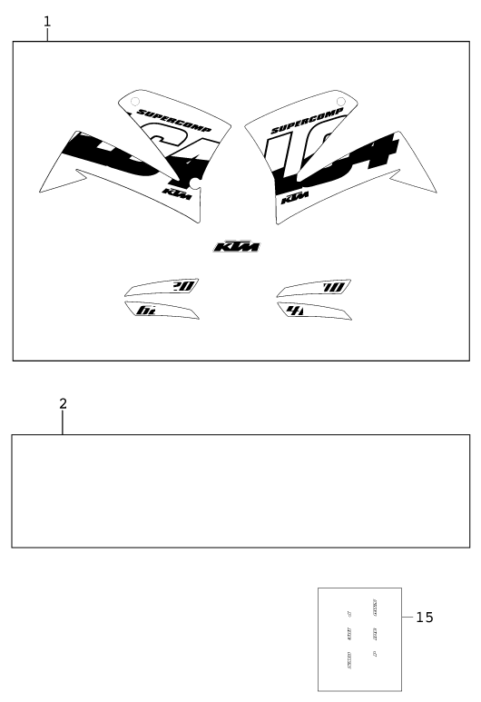 Plano de despiece: DECORACION, hoja 1