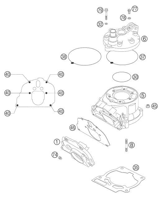 Plano de despiece: CILINDRO, hoja 1
