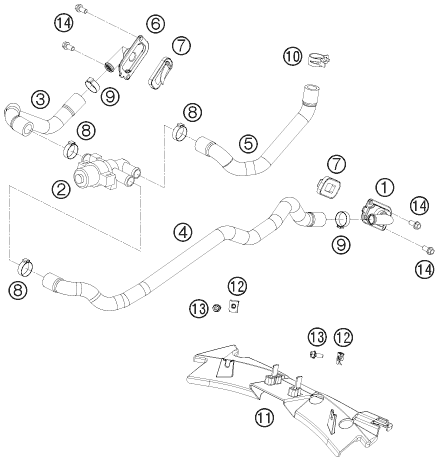 Plano de despiece: SISTEMA SECUNDARIO DE VENTILACION, hoja 1