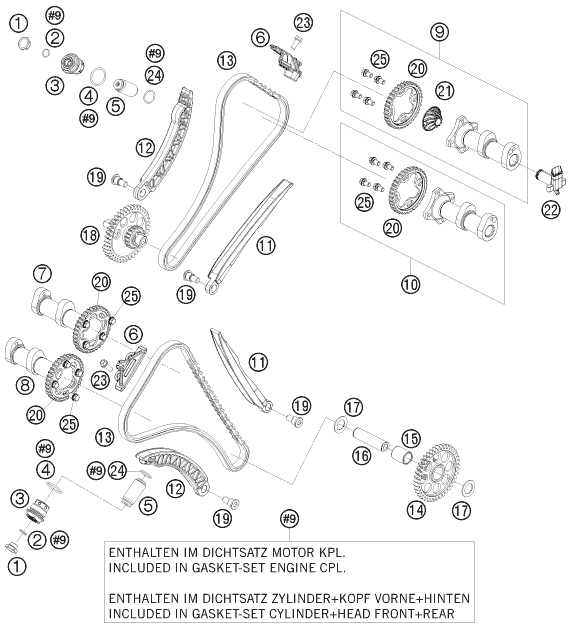 Plano de despiece: DISTRIBUCION, hoja 1