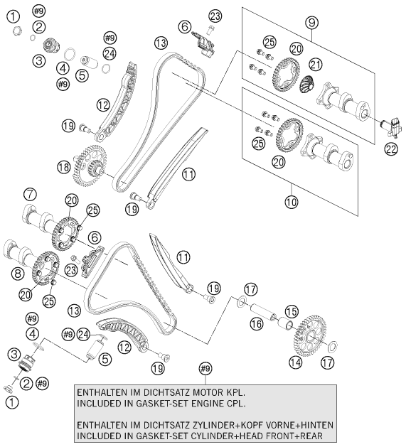 Plano de despiece: DISTRIBUCION, hoja 1