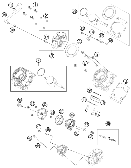 Plano de despiece: CILINDRO (CULATA), hoja 1