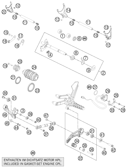 Plano de despiece: CONMUTADOR, hoja 1