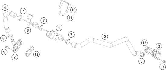 Plano de despiece: SISTEMA SECUNDARIO DE VENTILACION, hoja 1
