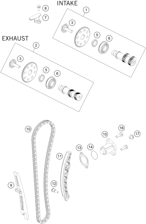 Plano de despiece: DISTRIBUCION, hoja 1