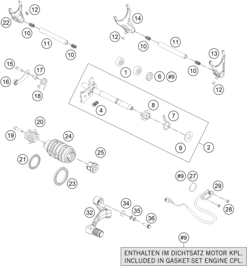 Plano de despiece: CONMUTADOR, hoja 1