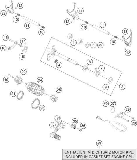 Plano de despiece: CONMUTADOR, hoja 1